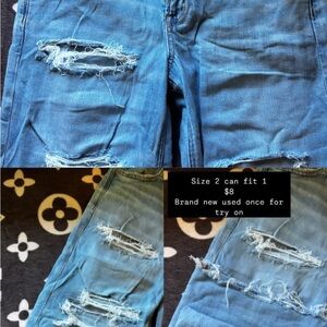 American Eagle Outfitters Ripped Denim Shorts